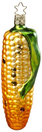Cob of Corn<br>Inge-glas Ornament
